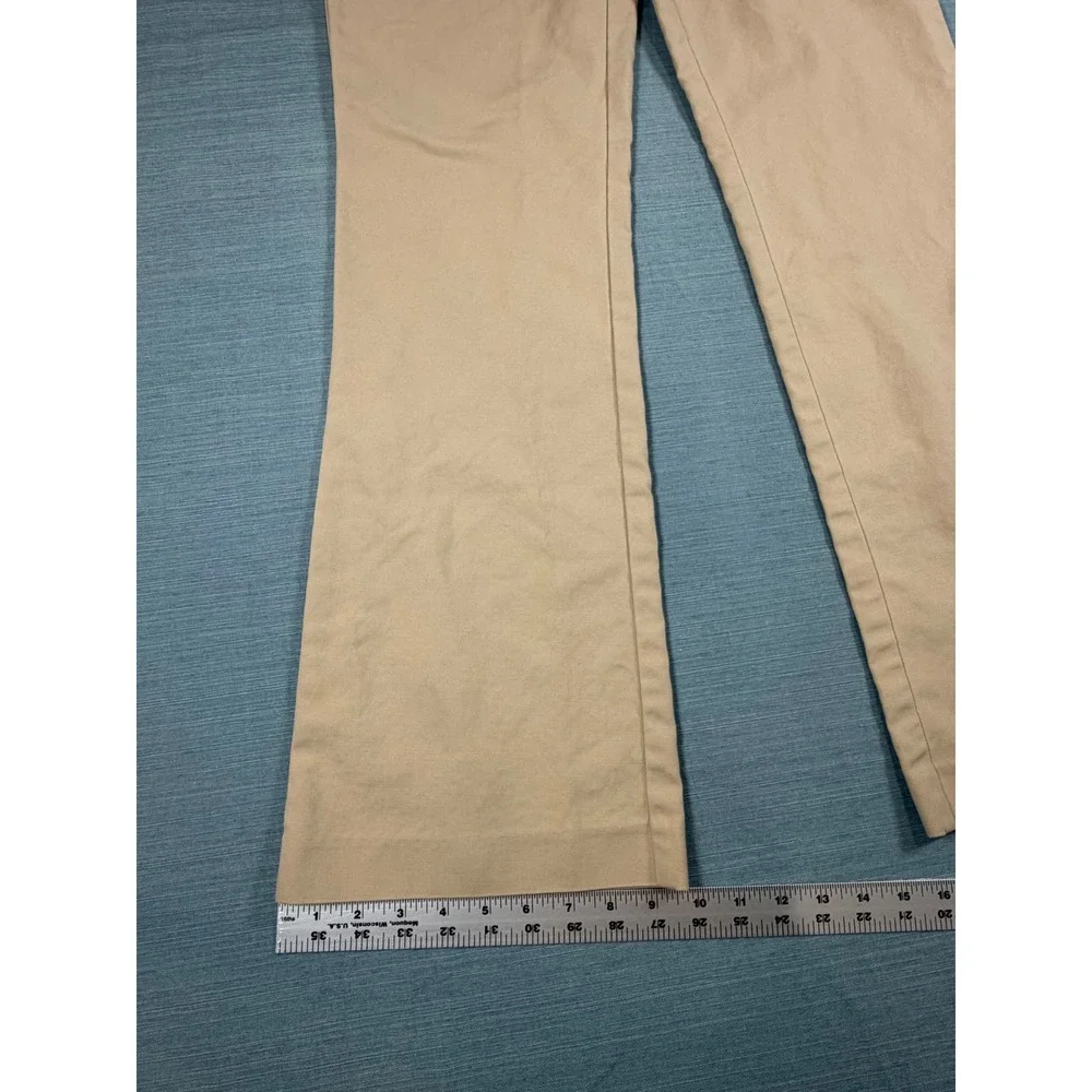 Old‎ Navy Womens Khaki Trousers Size 8 Tan Classic Rise Bootcut Chino Pants